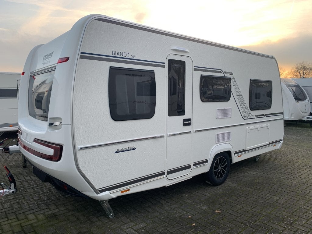 Fendt Bianco Selection 465 TG Model 2026, Caravans en Kamperen, Caravans, Standaardzit, Bedrijf, Fendt, Schokbreker