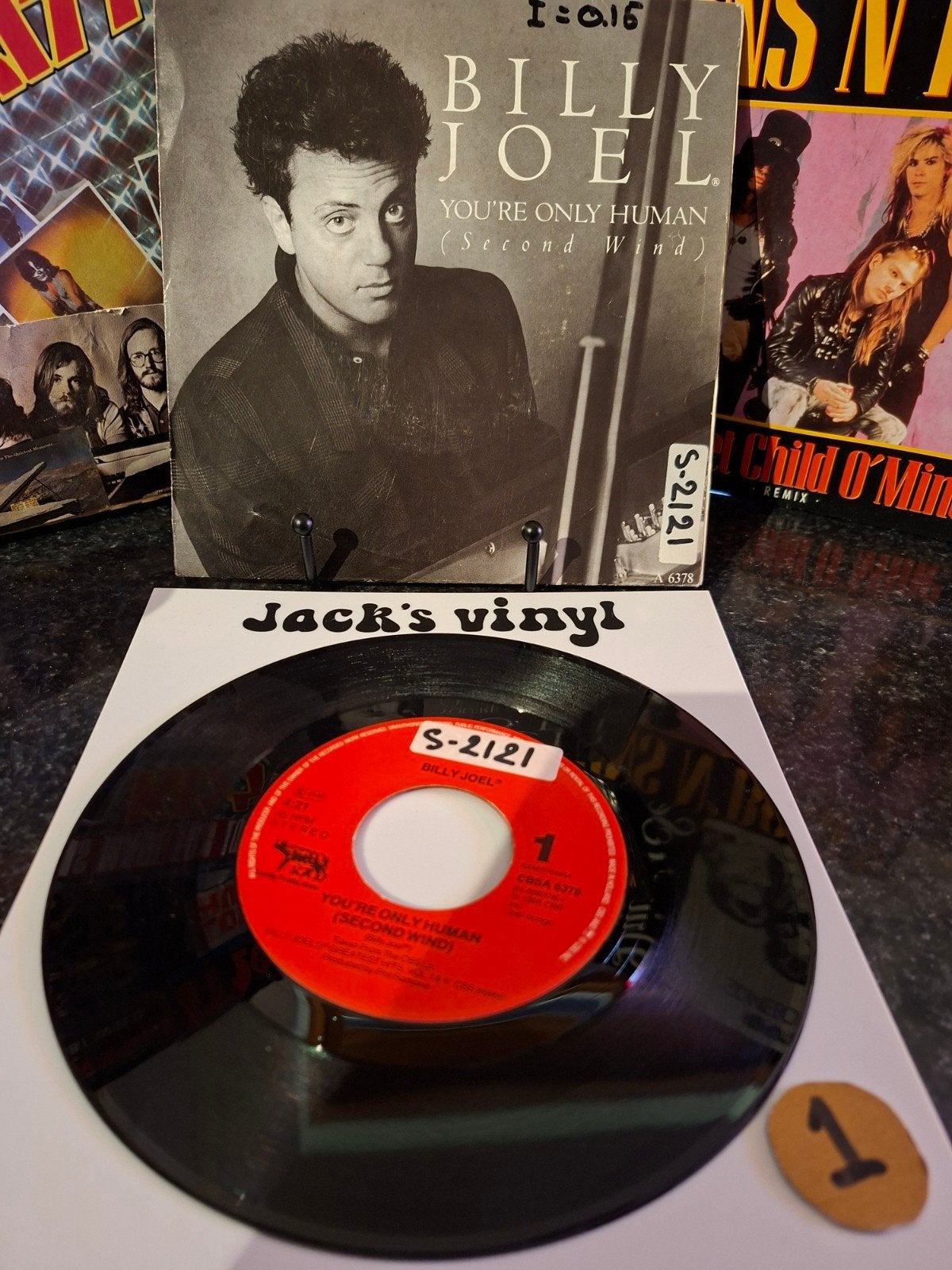 Billy Joel - You're Only Human (Second Wind) 7 inch 1985/1, Ophalen of Verzenden, Gebruikt, 7 inch, Overige typen