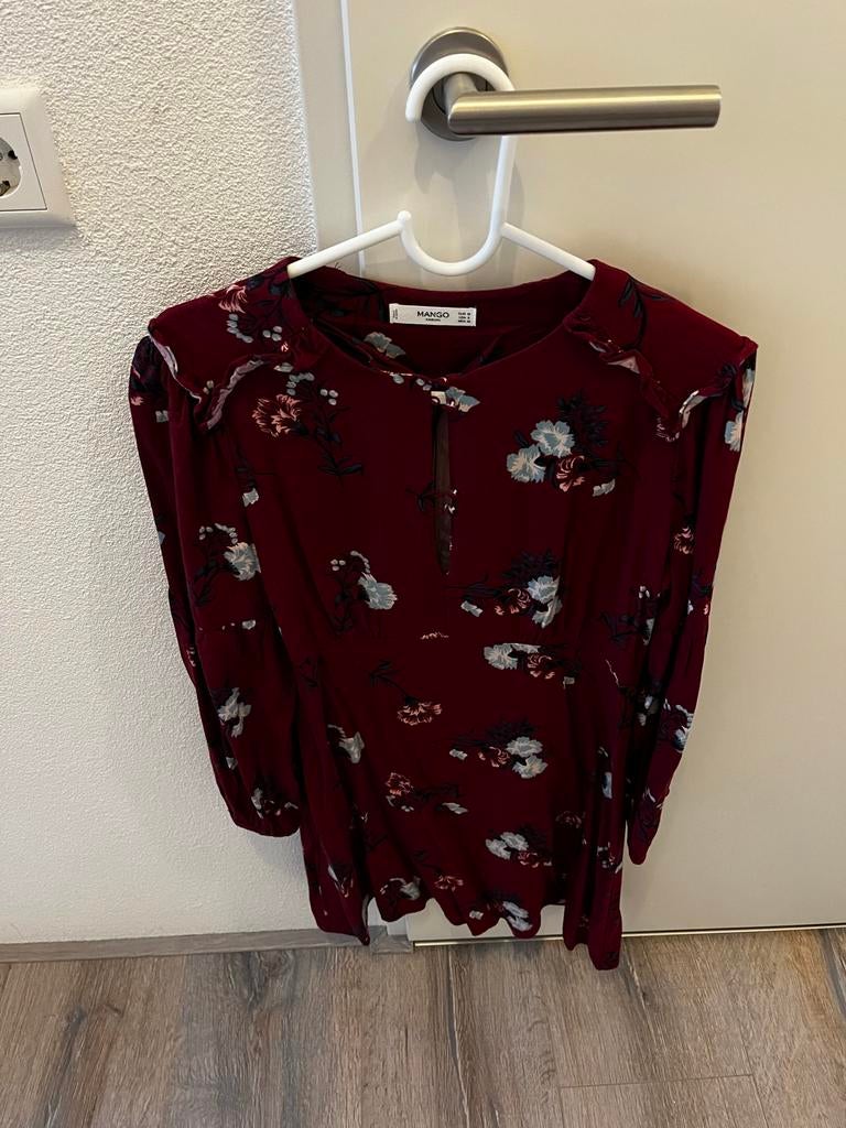 Mango bloemenprint jurk maat M, Maat 38/40 (M), Ophalen of Verzenden, Zo goed als nieuw, Boven de knie