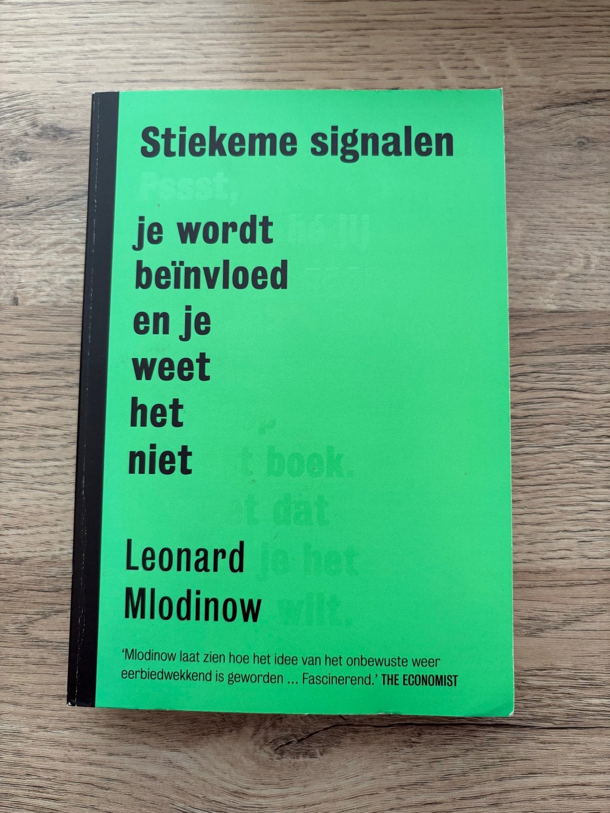 Stiekeme signalen - Leonard Mlodinow, Ophalen of Verzenden, Zo goed als nieuw, Nederland