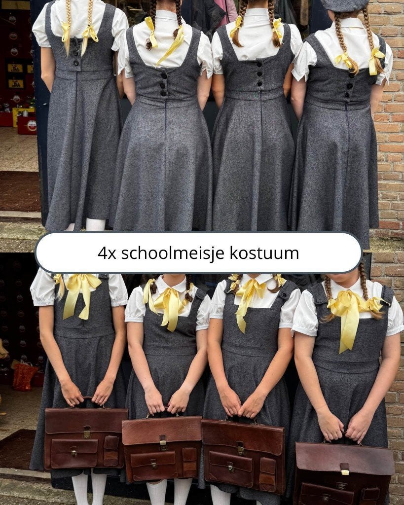 Schoolmeisjes kostuum te koop!, Ophalen of Verzenden, Zo goed als nieuw, Overige typen