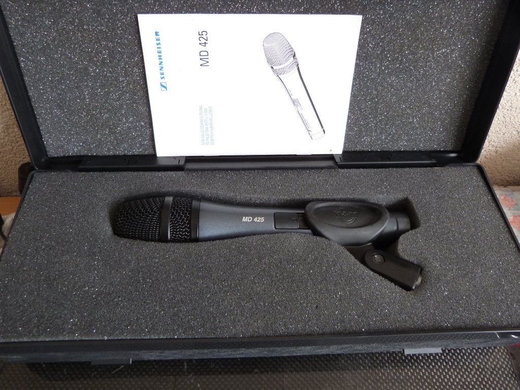 Sennheiser MD425, Muziek en Instrumenten, Ophalen of Verzenden, Gebruikt, Zangmicrofoon
