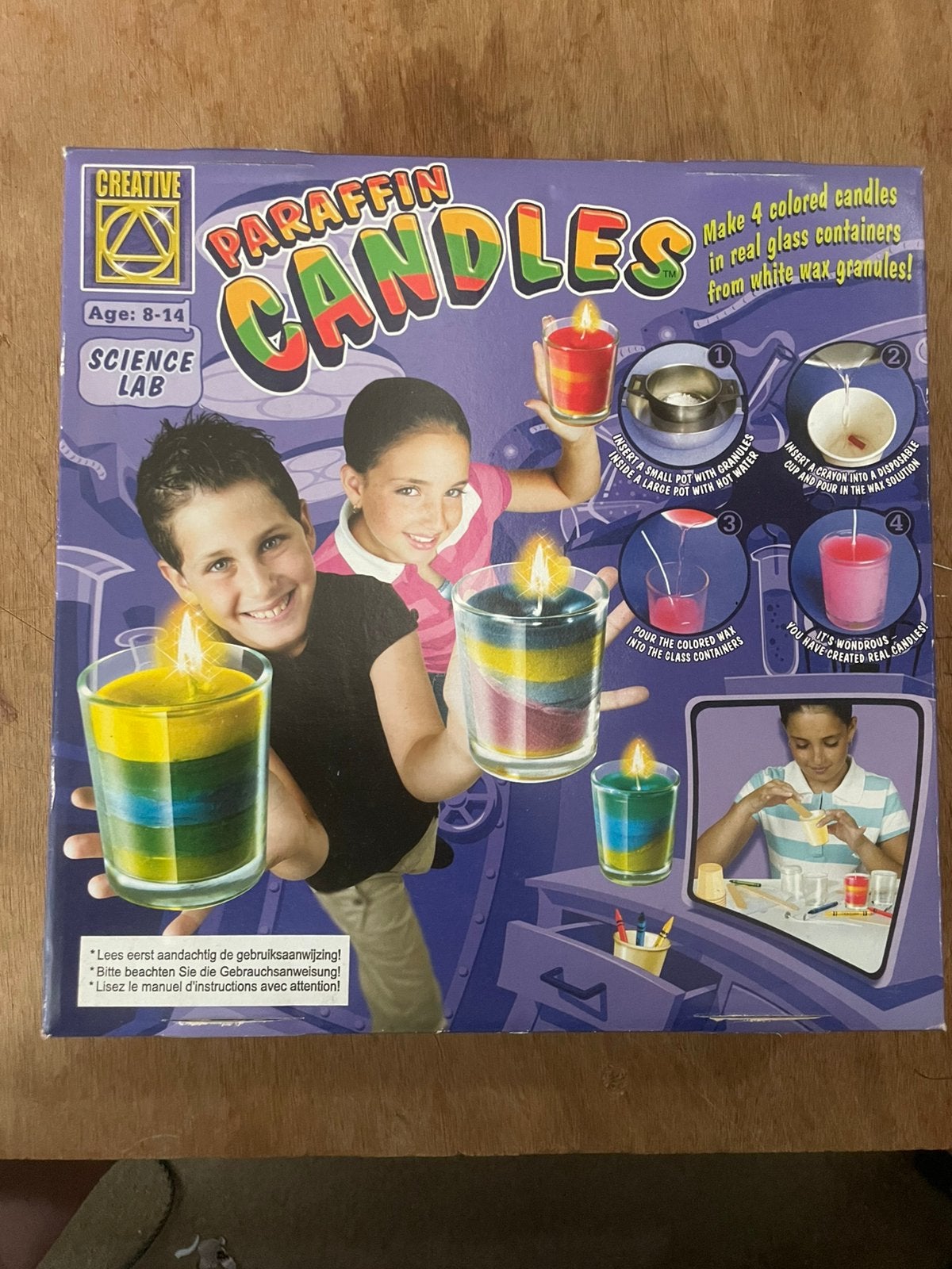 Zelf kaarsen maken set compleet nog in verpakking, Hobby en Vrije tijd, Overige Hobby en Vrije tijd, Ophalen, Nieuw