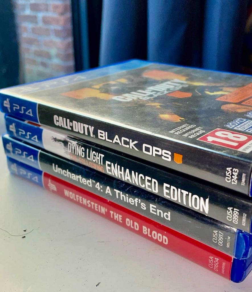 PS4 Games: Call of Duty, Dying Light, Uncharted 4, Wolfenste, Spelcomputers en Games, Games | Sony PlayStation 4, Ophalen, Online