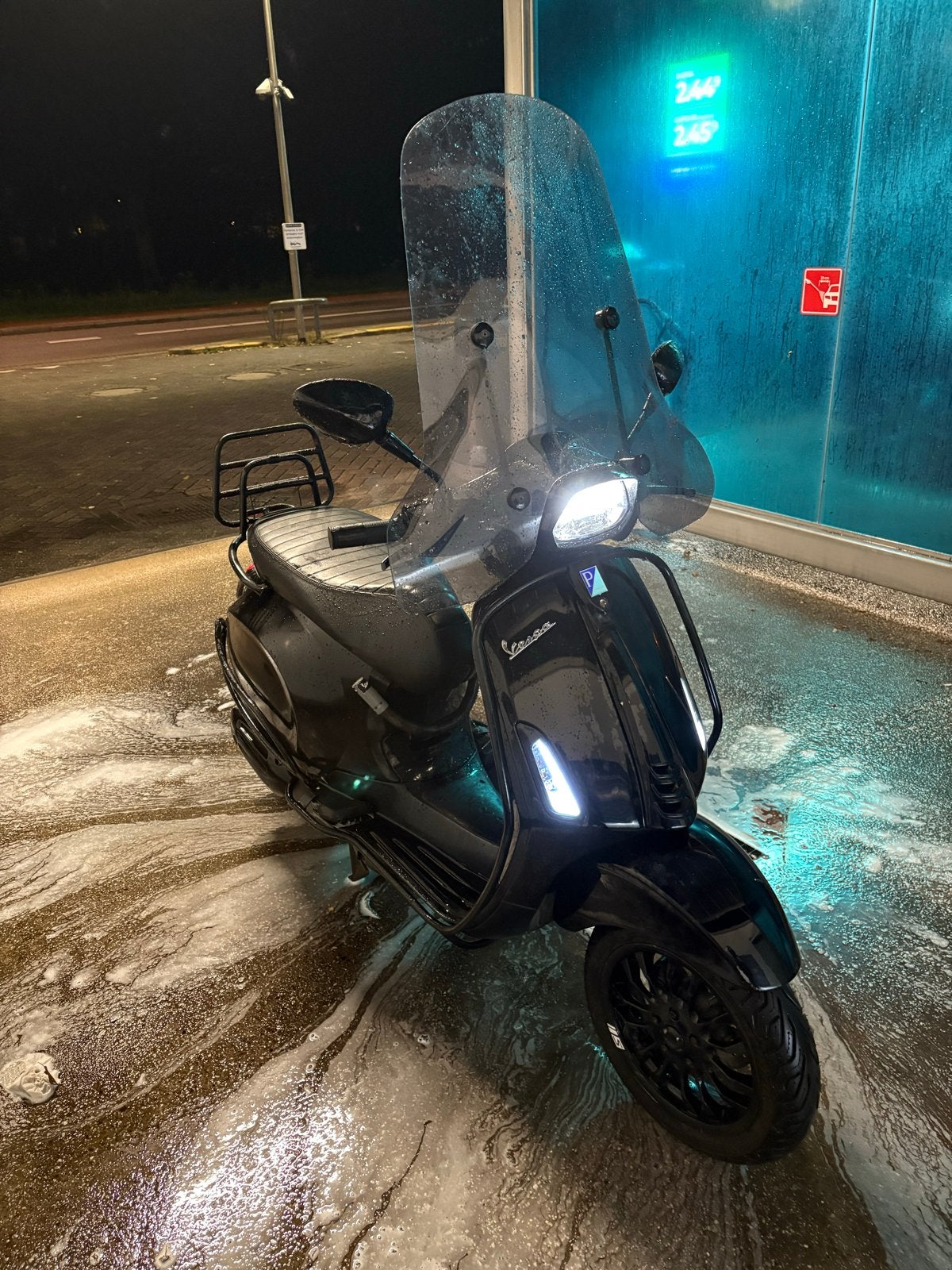 Vespa Sprint 2019 zwart, Ophalen of Verzenden, Gebruikt, Maximaal 45 km/u, Overige modellen