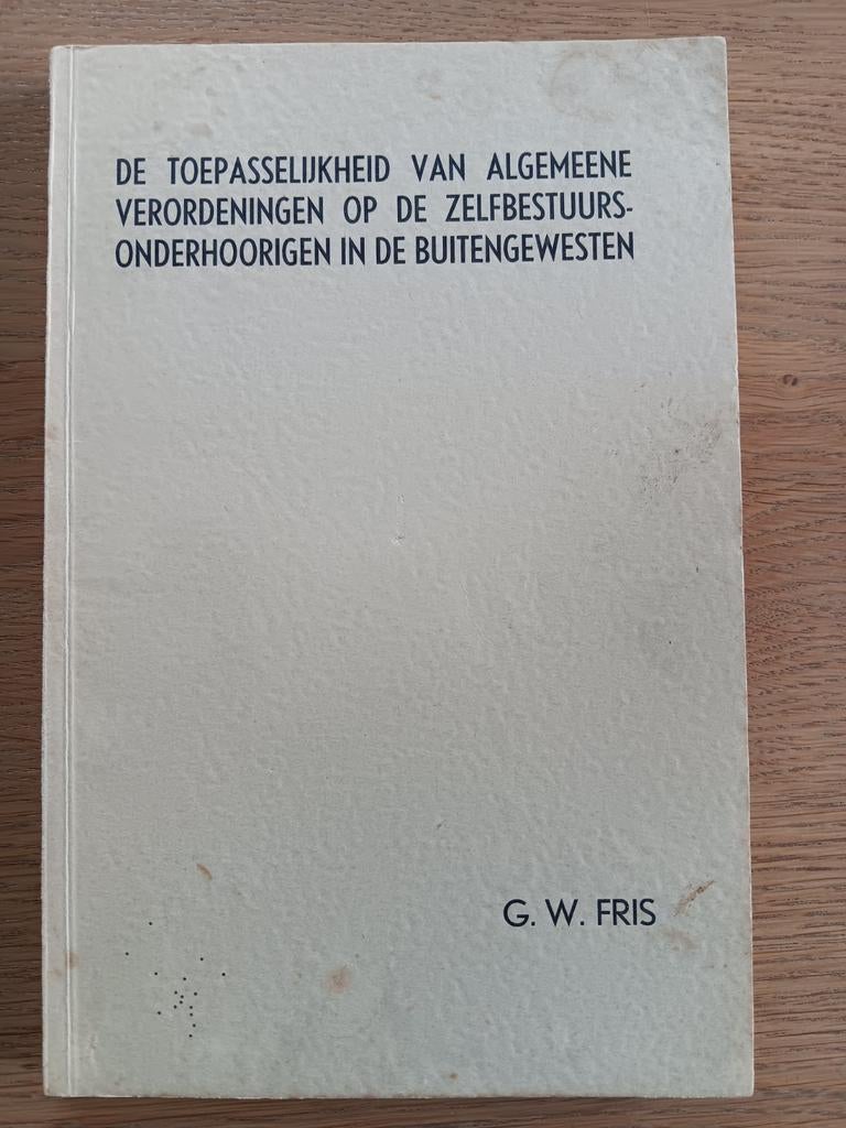 FRIS, Verordeningen Zelfbestuursonderhoorigen Buitengewesten, Ophalen of Verzenden