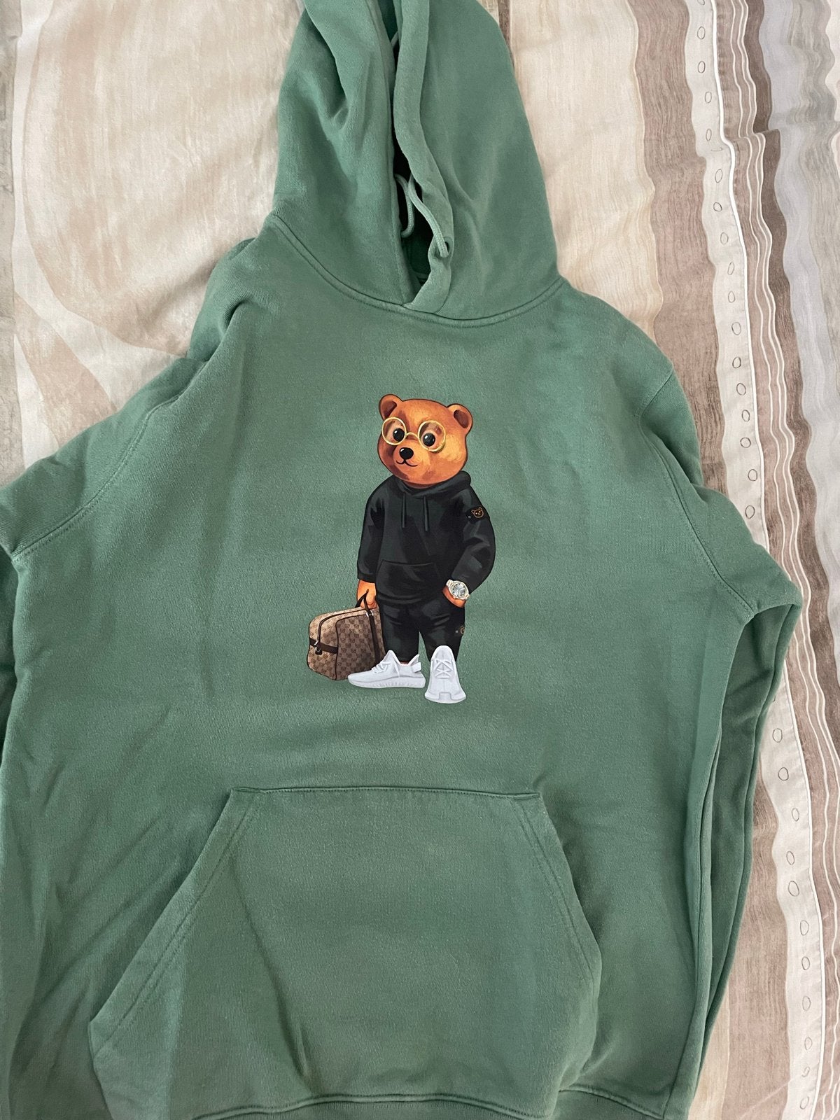 Baron Filou Hoodie Groen Maat S, Kleding | Heren, Ophalen of Verzenden, Zo goed als nieuw, Maat 46 (S) of kleiner, Groen