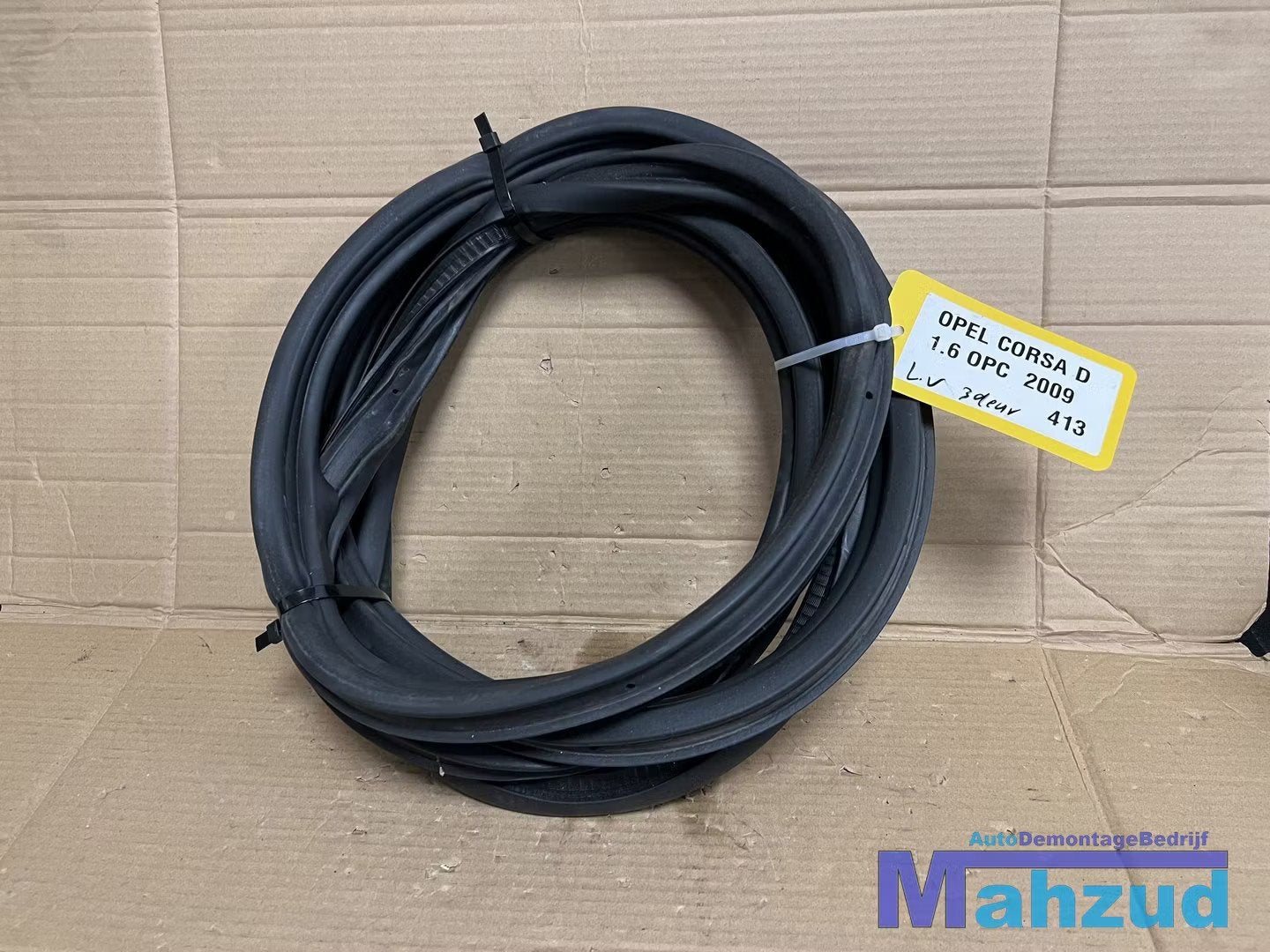 OPEL CORSA D Links linker deur rubber 2006-2015, Auto-onderdelen, Gebruikt, Opel Automobile GmbH, Ophalen of Verzenden, Kontakt@opel-infoservice.de