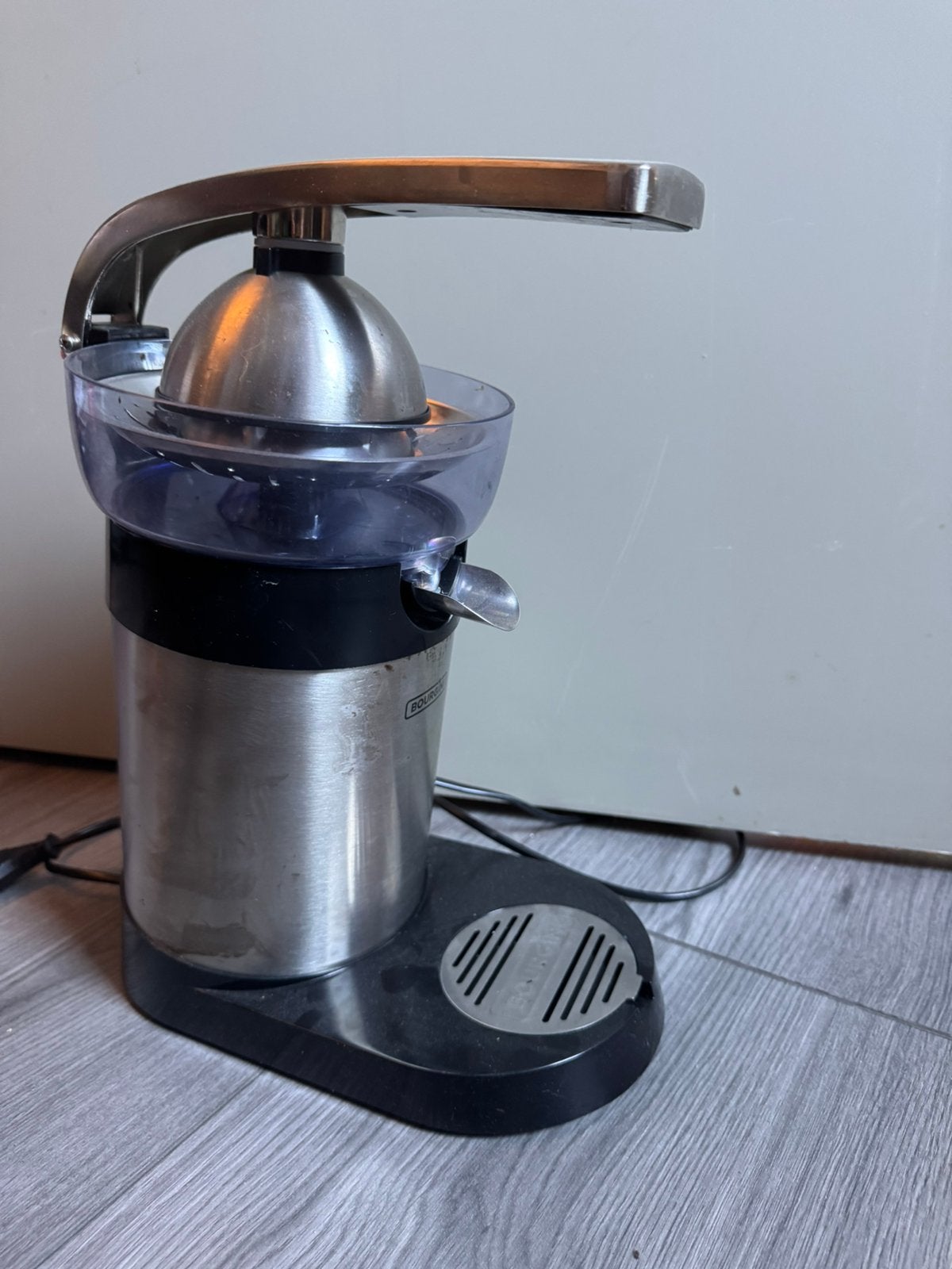 Bourgini Grand Citrus Juicer - Citruspers RVS t.w.v. € 75,00, Witgoed en Apparatuur, Ophalen, Zo goed als nieuw, Citruspers