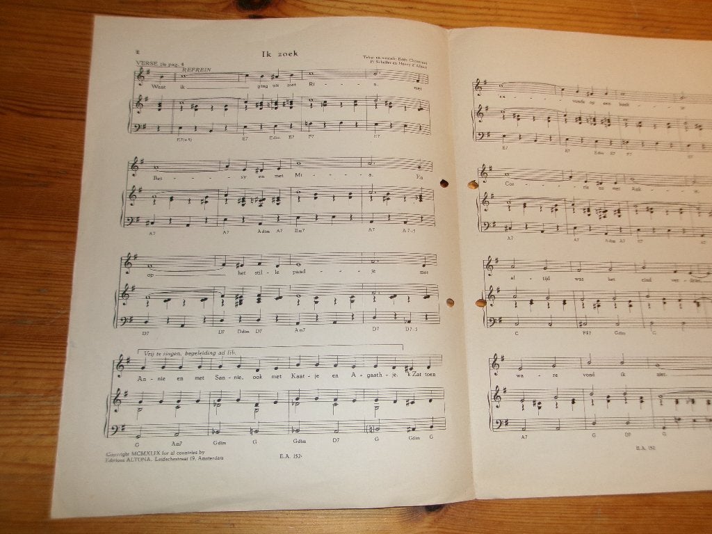 Ik zoek - Eddy Christiniani / Pi Scheffers / Henry d' Albert, Gebruikt, Gitaar, Ophalen of Verzenden, Artiest of Componist