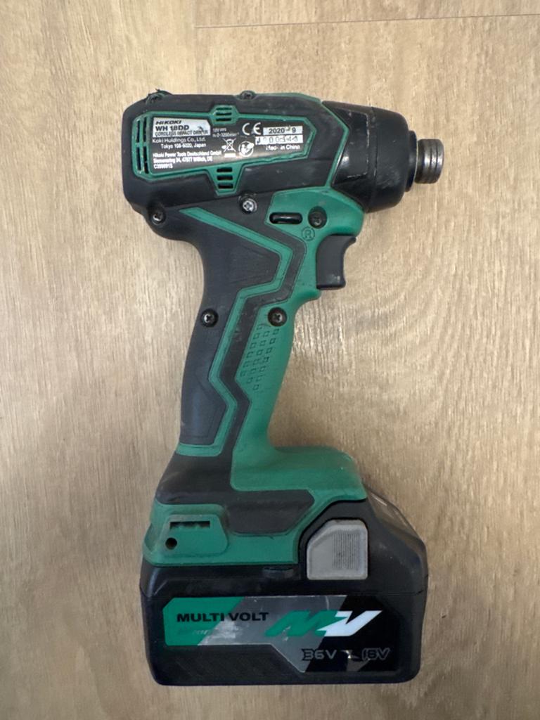 Hikoki WH18DD Accu Slagmoersleutel met MULTI VOLT accu 36V, Doe-het-zelf en Verbouw, Gereedschap | Boormachines, Variabele snelheid