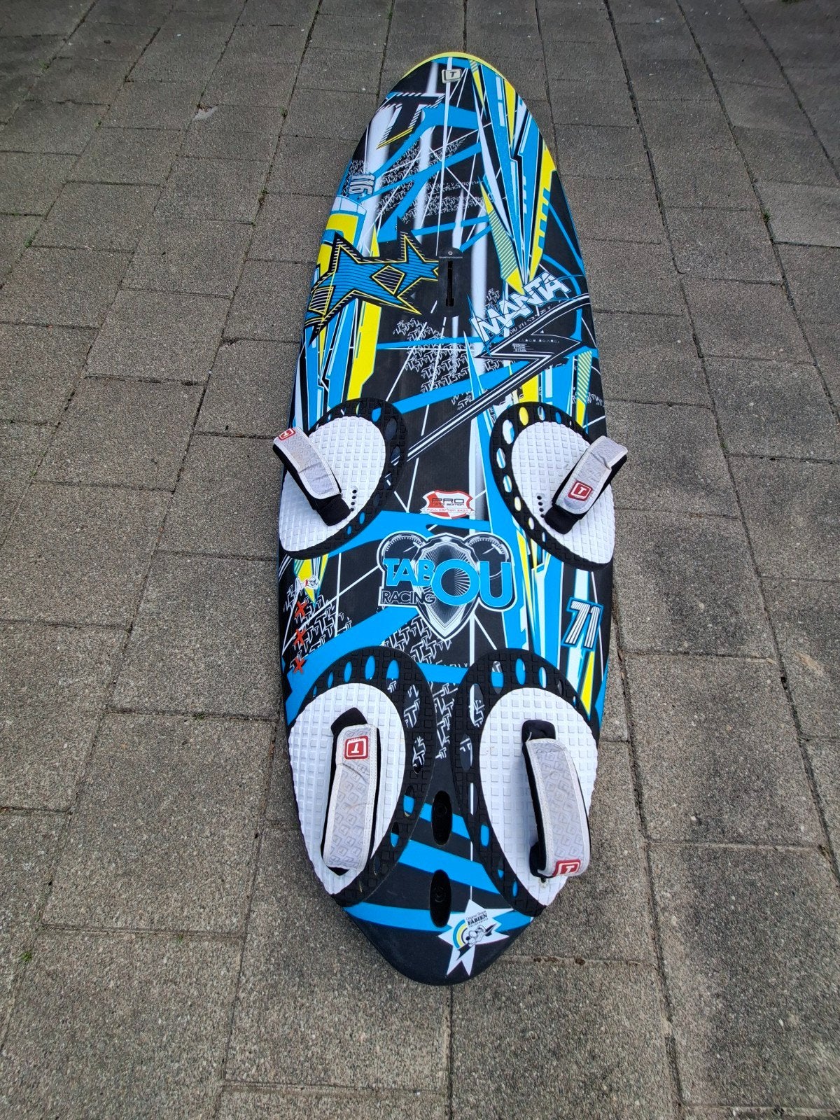 Tabou Manta Race/Slalom Windsurfplank 116L, Ophalen, Gebruikt, Plank