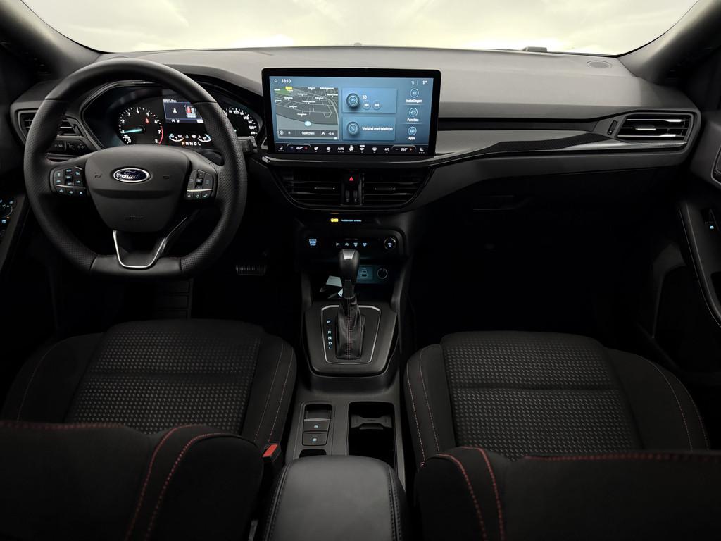 Ford Focus 1.0 EcoBoost Hybrid ST Line 155PK Clima, Camera,, Stof, Gebruikt, 19 km/l, 3 cilinders