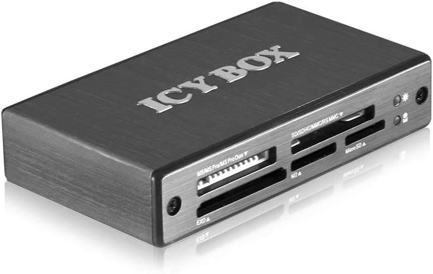 Icybox IB-869a External USB 3.0 Multi Card Reader, Computers en Software, Geheugenkaartlezers, Zo goed als nieuw, Verzenden