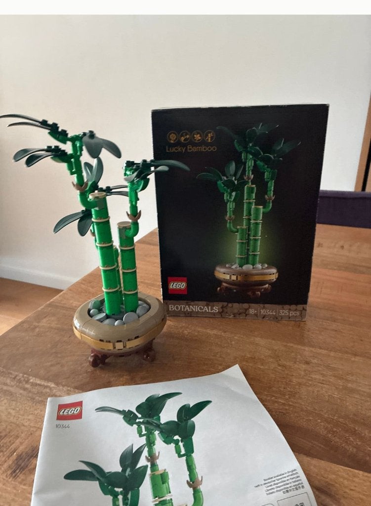 Lego Botanicals Lucky Bamboo 10344 - Zo goed als nieuw, Compleet, Lego, Ophalen of Verzenden, Zo goed als nieuw