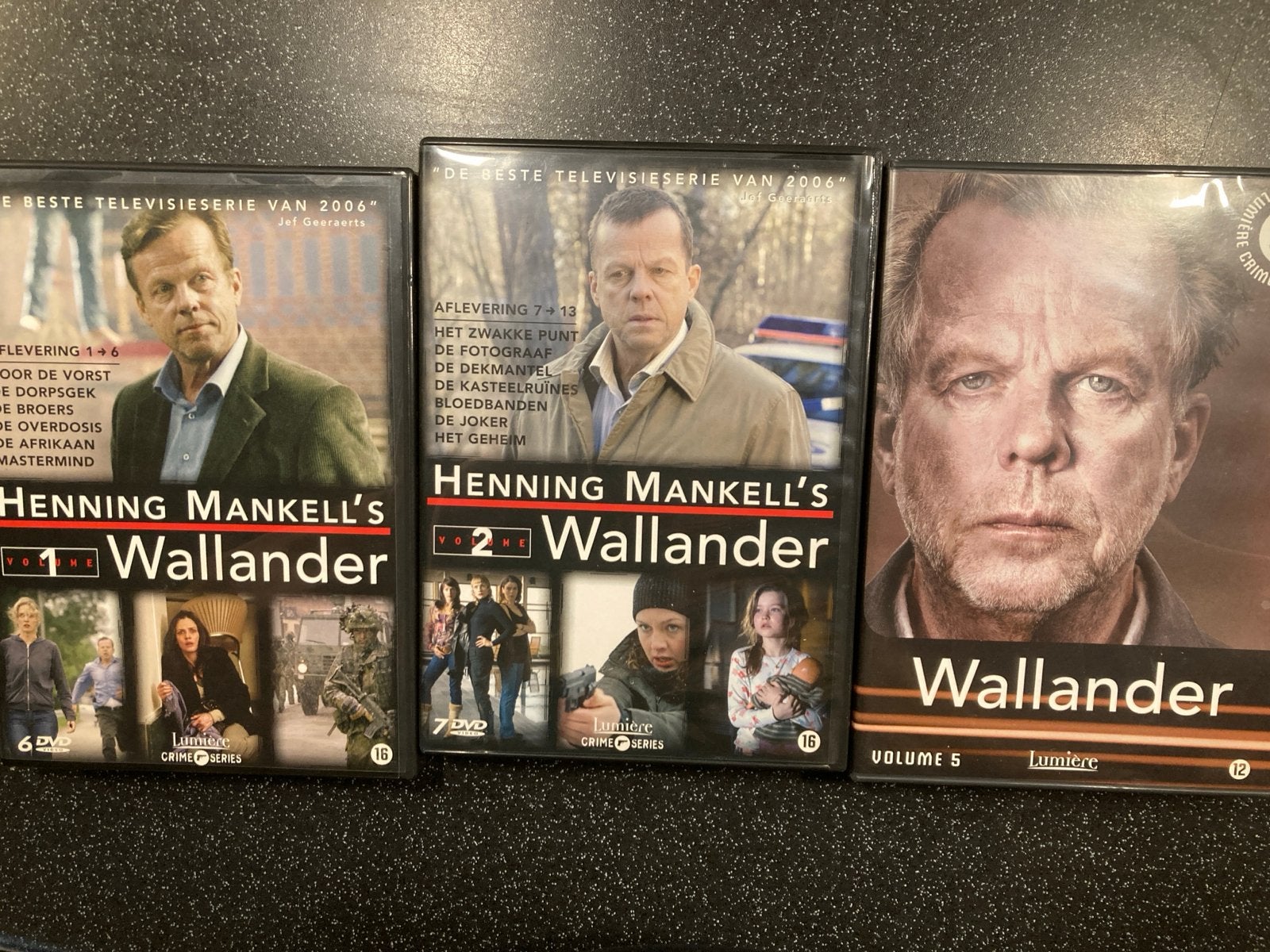 Wallander DVD Boxset - Seizoen 1, 2 & 5 (6 DVD's), Vanaf 16 jaar, Nederlands, Ophalen of Verzenden, Detective en Krimi