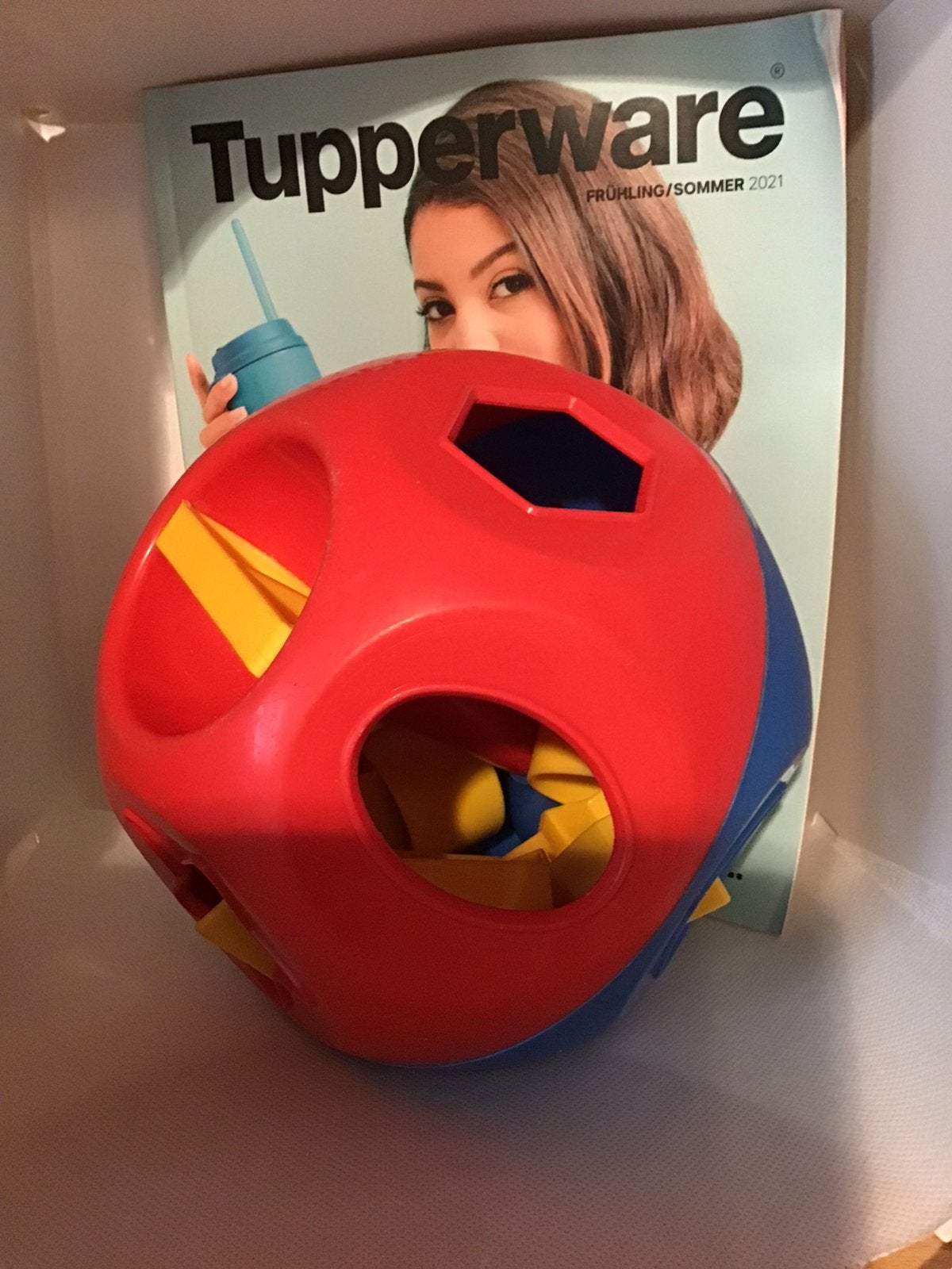 TUPPERWARE hollebol compleet, Ophalen of Verzenden, Zo goed als nieuw