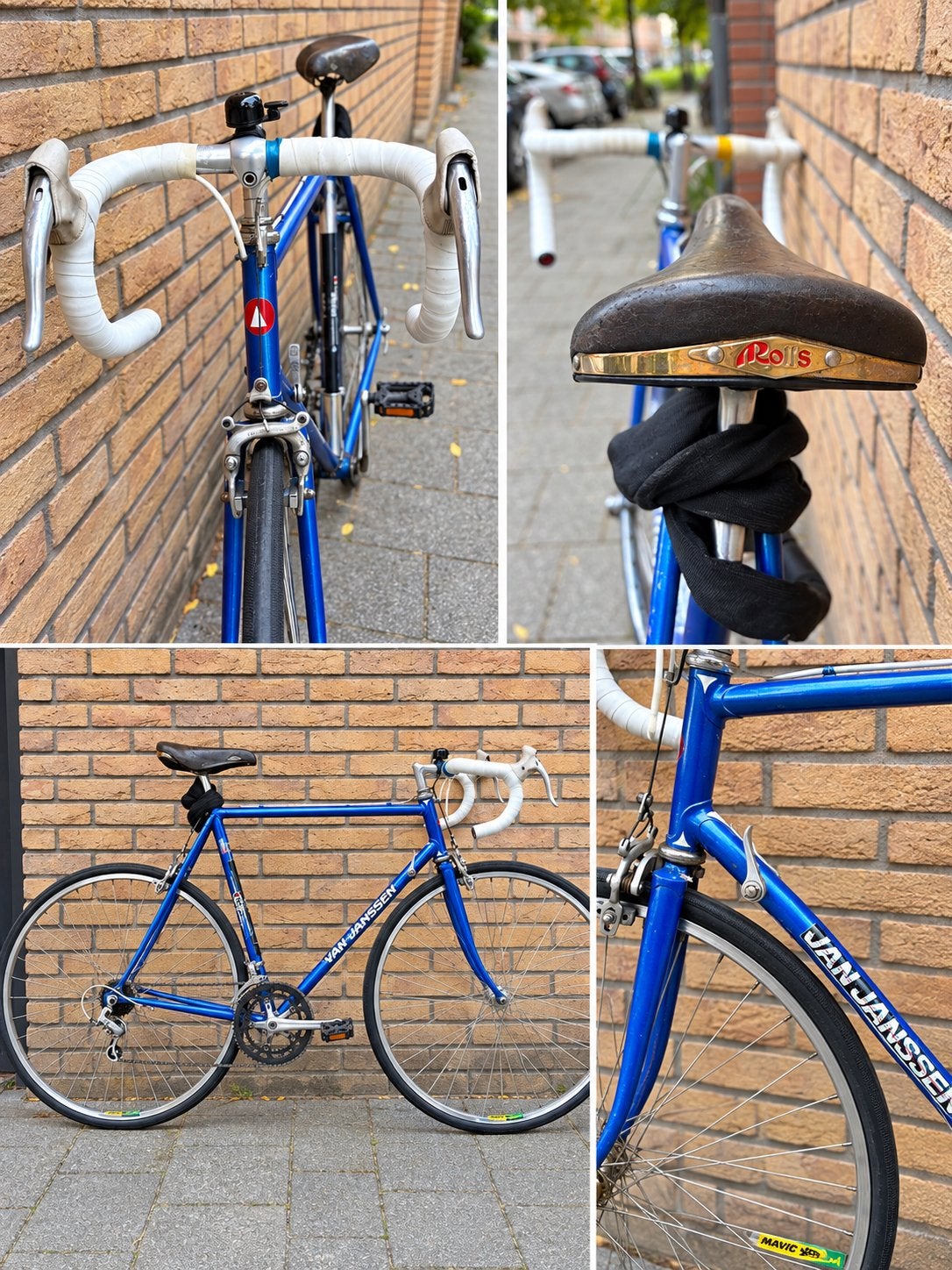 Vintage racefiets, Fietsen en Brommers, 59 cm of meer, Ophalen