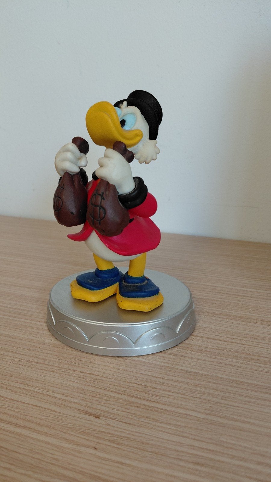 Dagobert duck Disney beeld, Ophalen of Verzenden, Zo goed als nieuw, Beeldje of Figuurtje