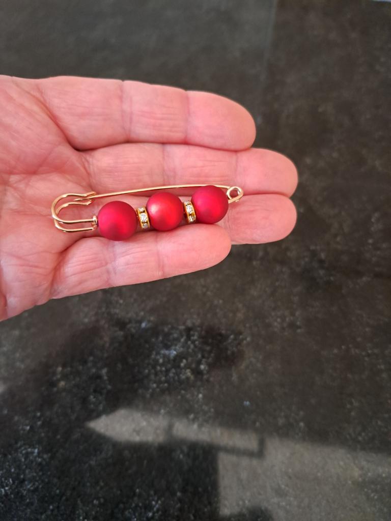 Broche speld, Sieraden, Tassen en Uiterlijk, Broches, Ophalen of Verzenden, Nieuw, Goud, Overige materialen