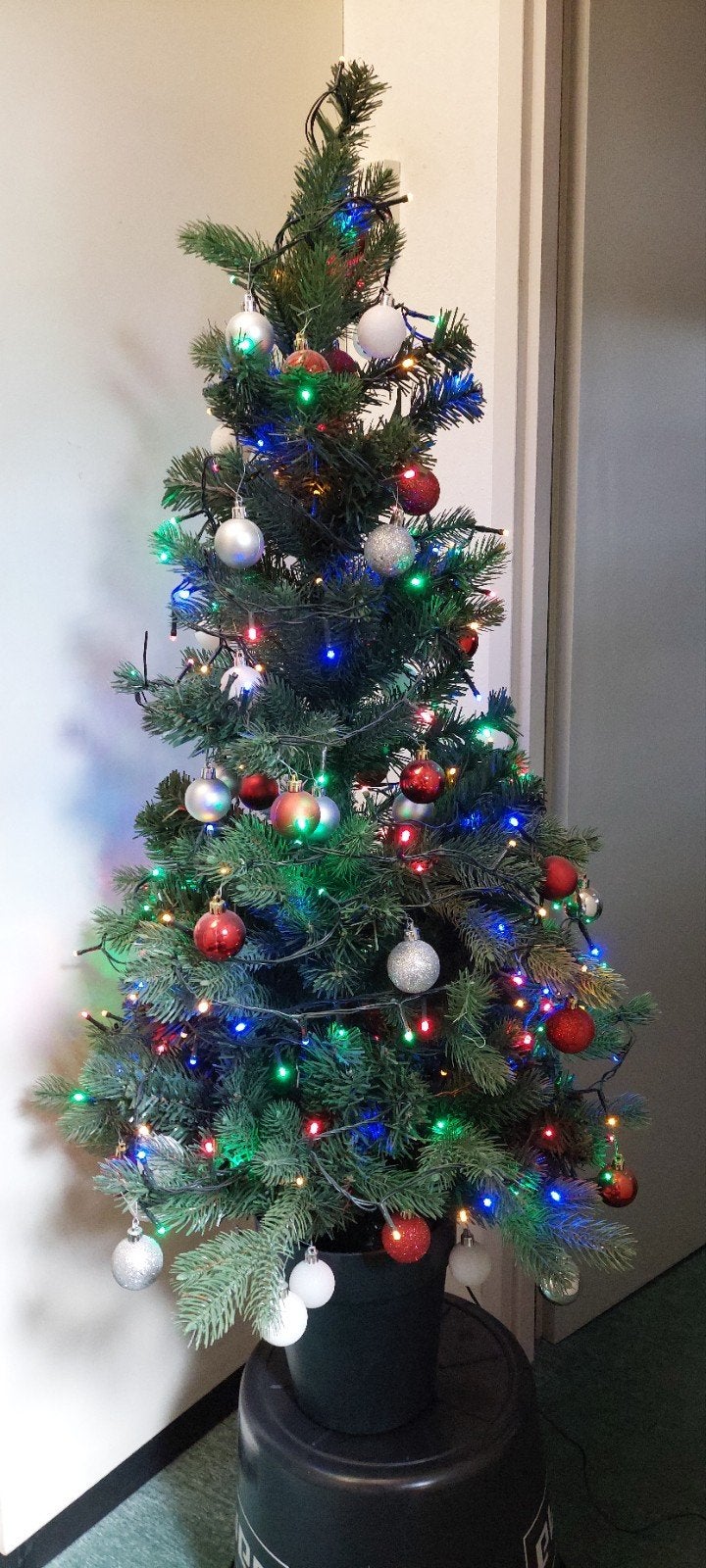 Kunstkerstboom, Ophalen, Gebruikt