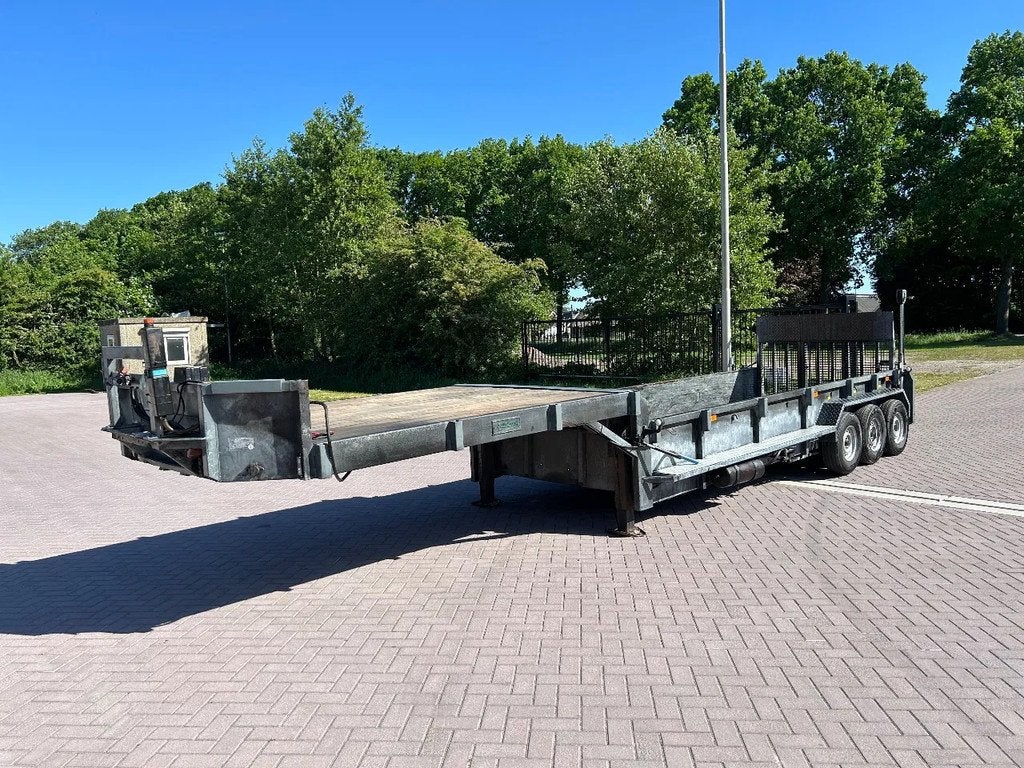 VELDHUIZEN Be oplegger 7.2 ton kuip dieplader (bj 1999), Auto's, Vrachtwagens, Overige brandstoffen, Wit, Origineel Nederlands