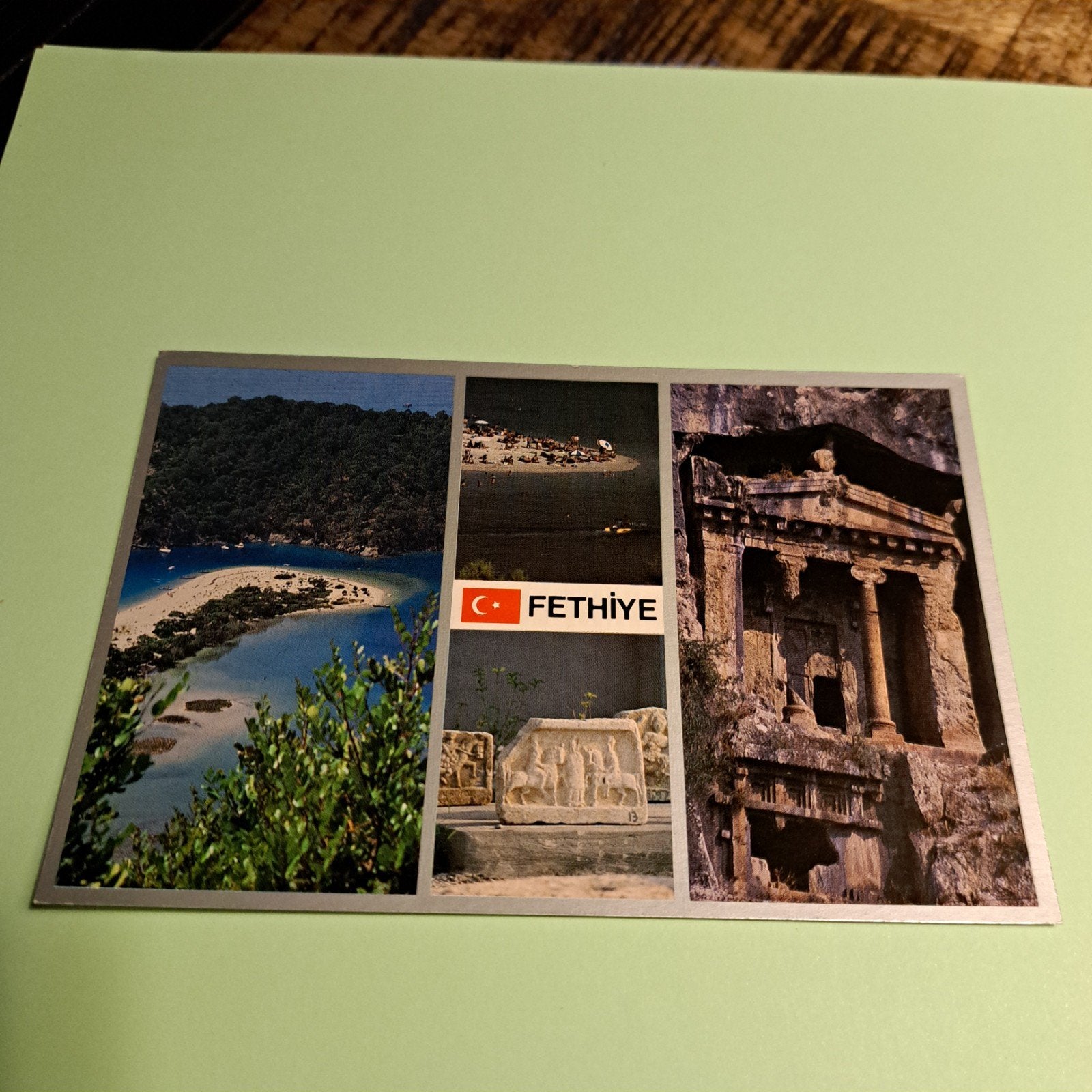 Fethiye, Turkije - Oludeniz, Amyntas Tombe - Ansichtkaart, Ophalen of Verzenden, 1980 tot heden, Ongelopen, Overig Europa