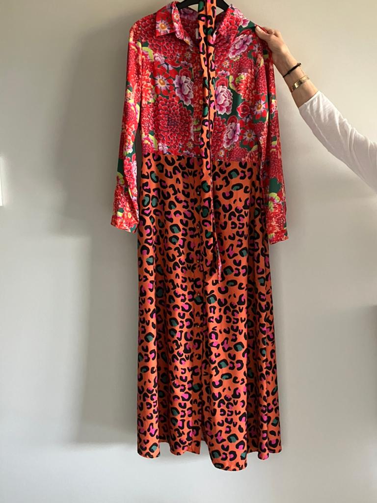 Est’Seven lange jurk, Kleding | Dames, Overige kleuren, Ophalen of Verzenden, Zo goed als nieuw, Maat 36 (S)