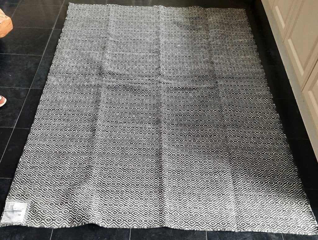 MOMO Rugs Bellevue Black vloerkleed 240x170, Huis en Inrichting, Stoffering | Tapijten en Kleden, Ophalen, 150 tot 200 cm, Nvt
