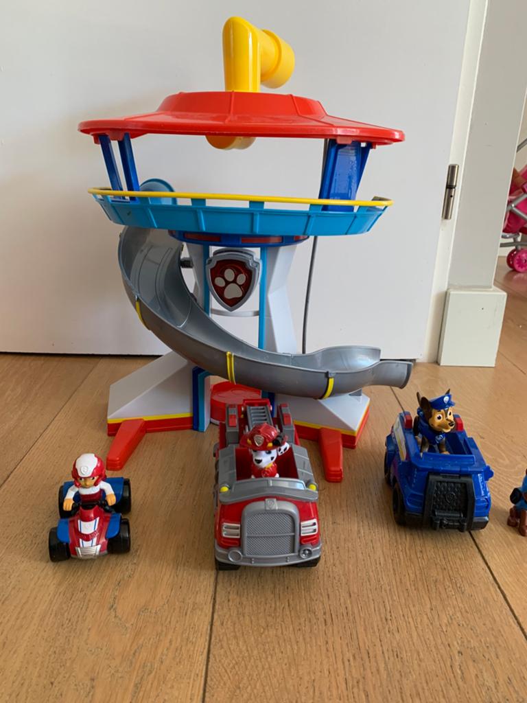 Grote set paw patrol, Ophalen, Zo goed als nieuw