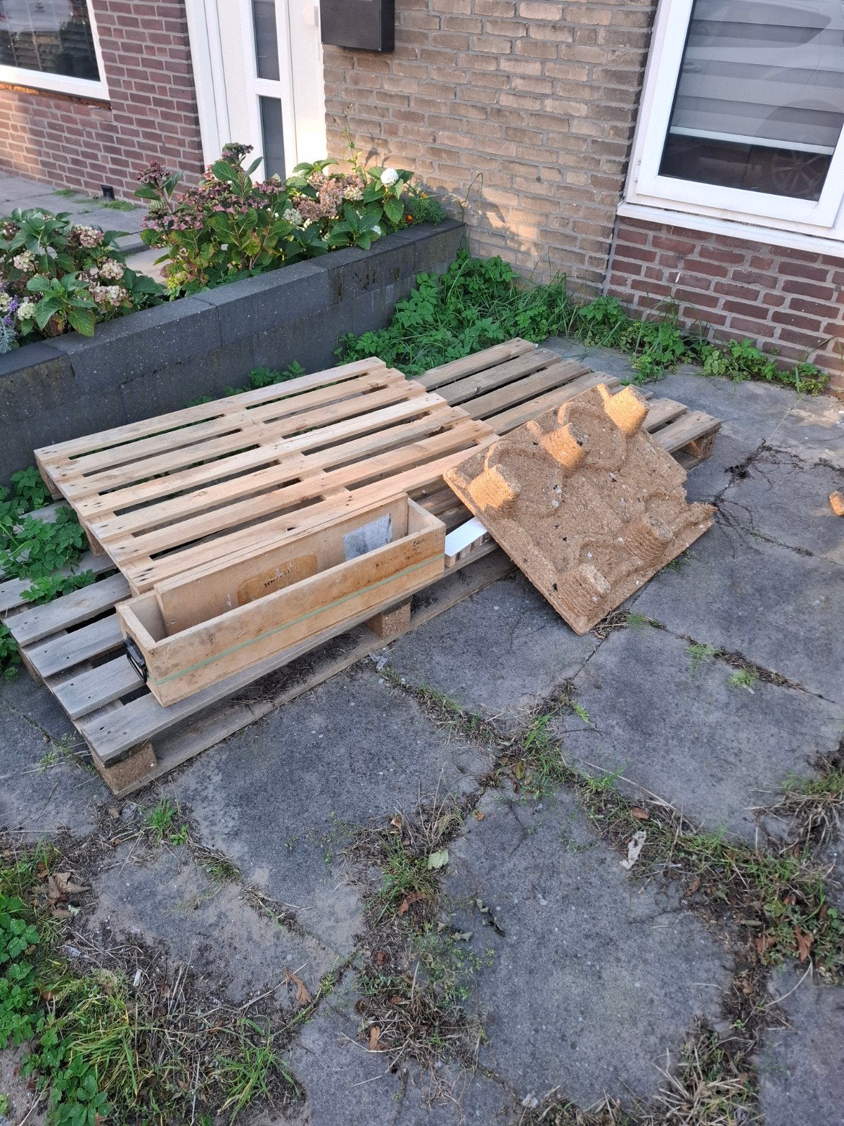 oudr Houten Pallets en Kist, Ophalen, Gebruikt, 100 cm of meer, 60 cm of meer