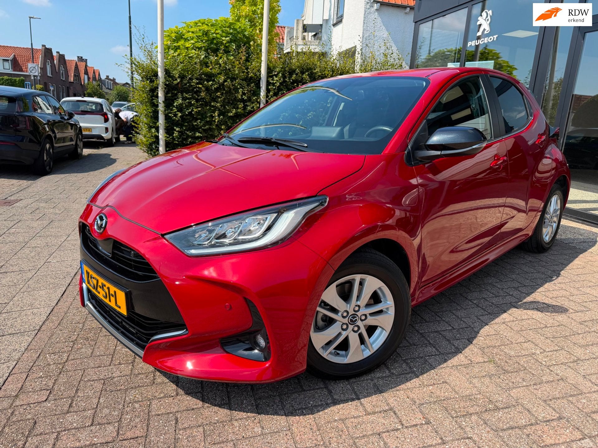 Mazda 2 Hybrid 1.5 Agile|Comfort & Safety Pakket|Leder|Stuur, Auto's, Dealer onderhouden, 450 kg, Gebruikt, Met garantie (alle)