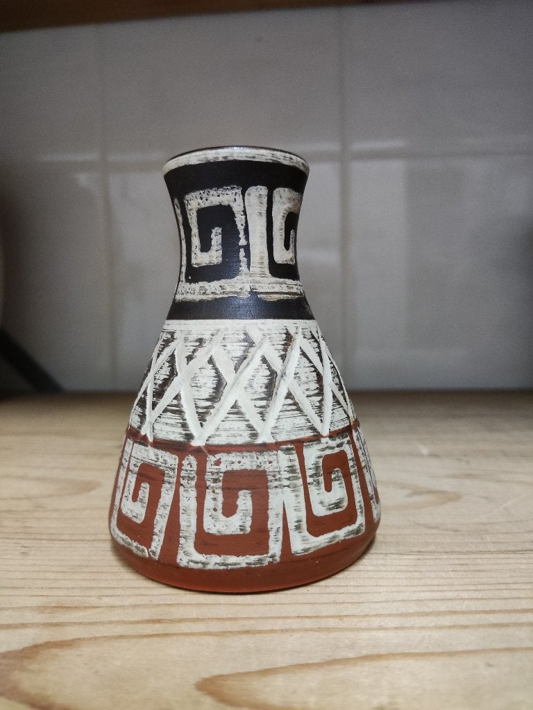 VINTAGE VAASJE KERAMIEK GERMANY 127-10, Antiek en Kunst, Ophalen of Verzenden