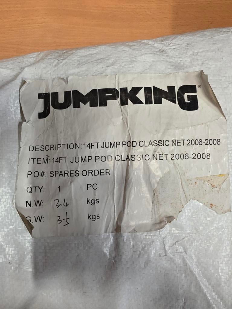 Jumpking 14ft Jump Pod Classic Trampoline Vangnet 2006-2008, Onbekend, raadpleeg verpakking of website, Onbekend, raadpleeg verpakking of website