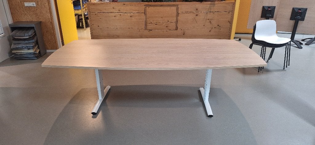 Vergadertafel Maroon 8 personen, Huis en Inrichting, Tafels | Eettafels, Ophalen, Gebruikt, 100 tot 150 cm, 200 cm of meer