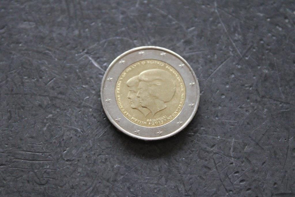 Nederland 2 Euro 2013, Dubbelportret Beatrix & Willem Alexan, Ophalen of Verzenden, Koningin Beatrix, Euro's, Losse munt