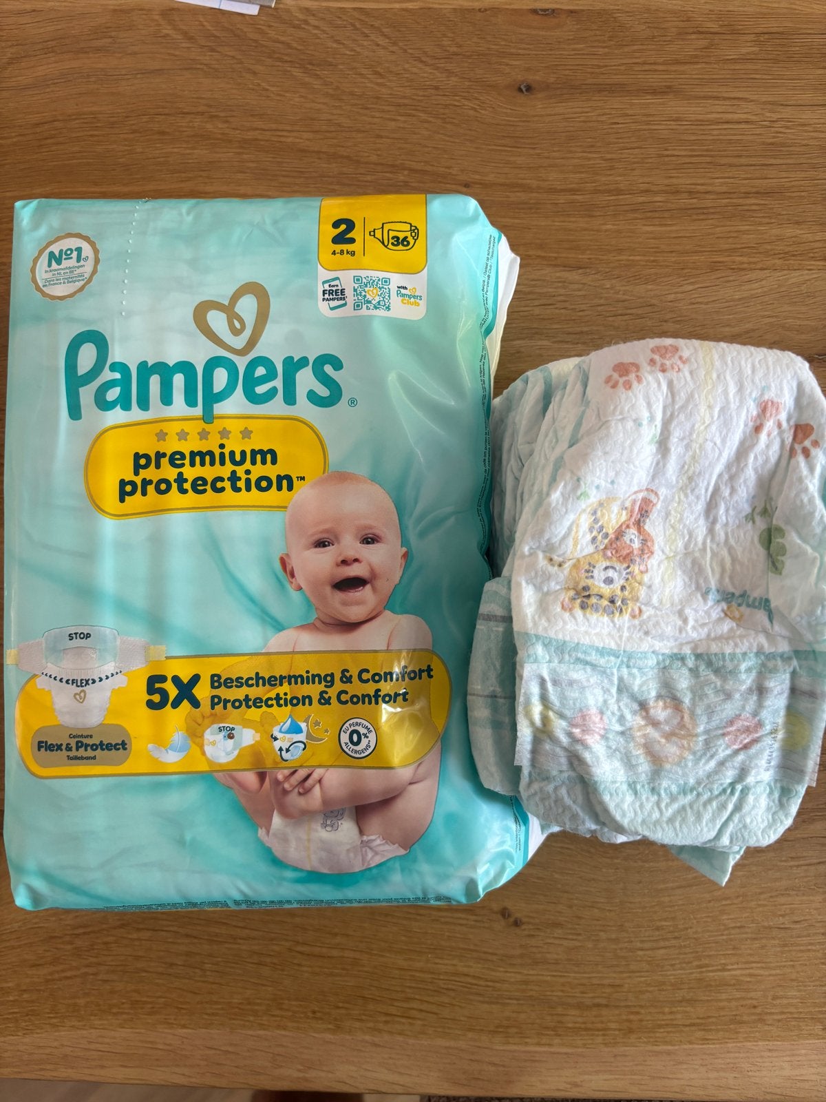 Pampers Premium Protection Luiers Maat 2 (4-8 kg), Ophalen, Nieuw