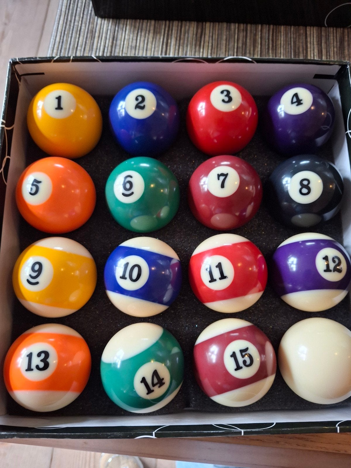 Poolbiljart ballen set 54 mm, Ophalen of Verzenden