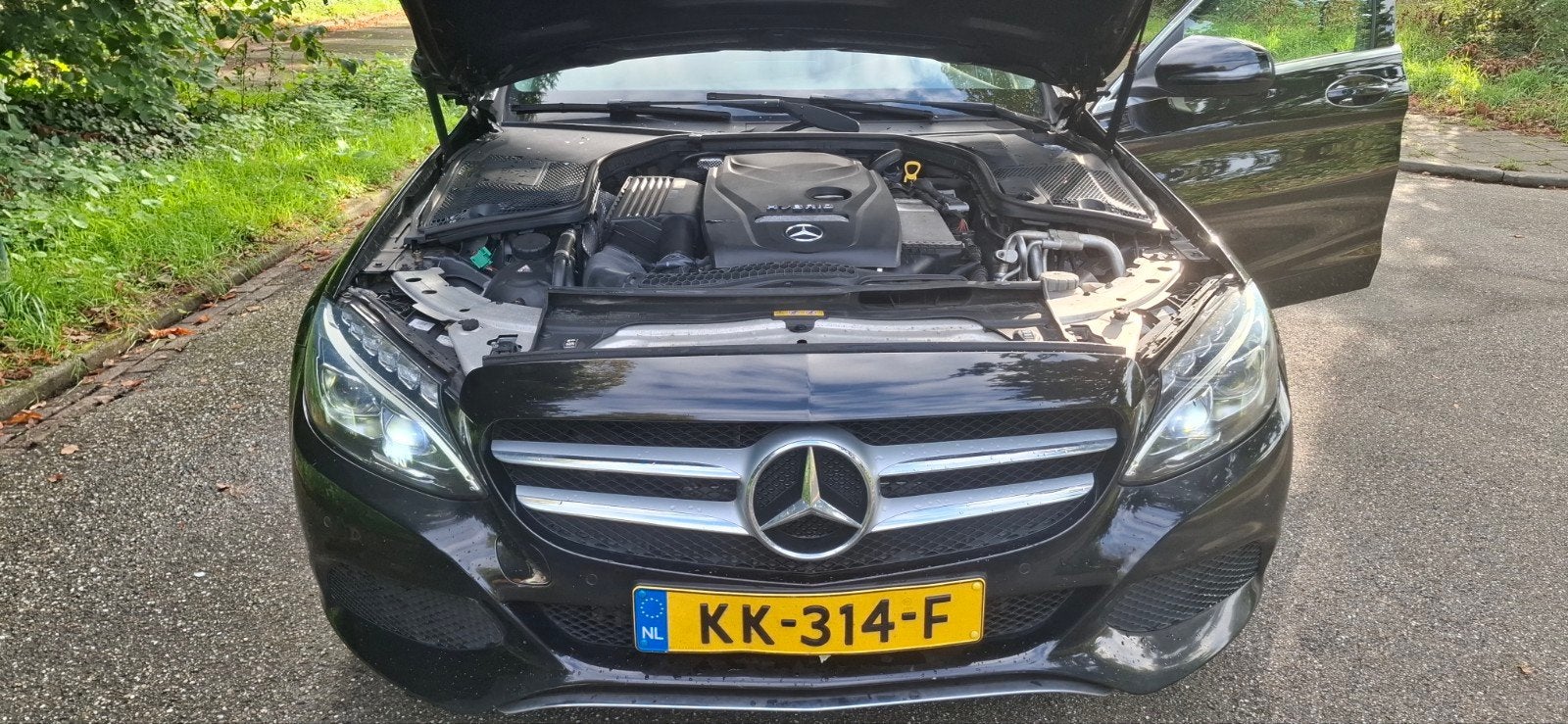Mercedes-Benz C-Klasse C350 e Plug-in Hybrid 279pk 7G-TRONIC, Auto's, Automaat, Achterwielaandrijving, Zwart, Stationwagon