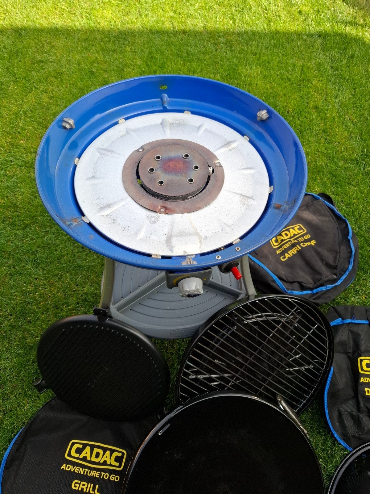 Cadac Carri Chef BBQ/Skottelbraai met accessoires, Ophalen of Verzenden, Gebruikt