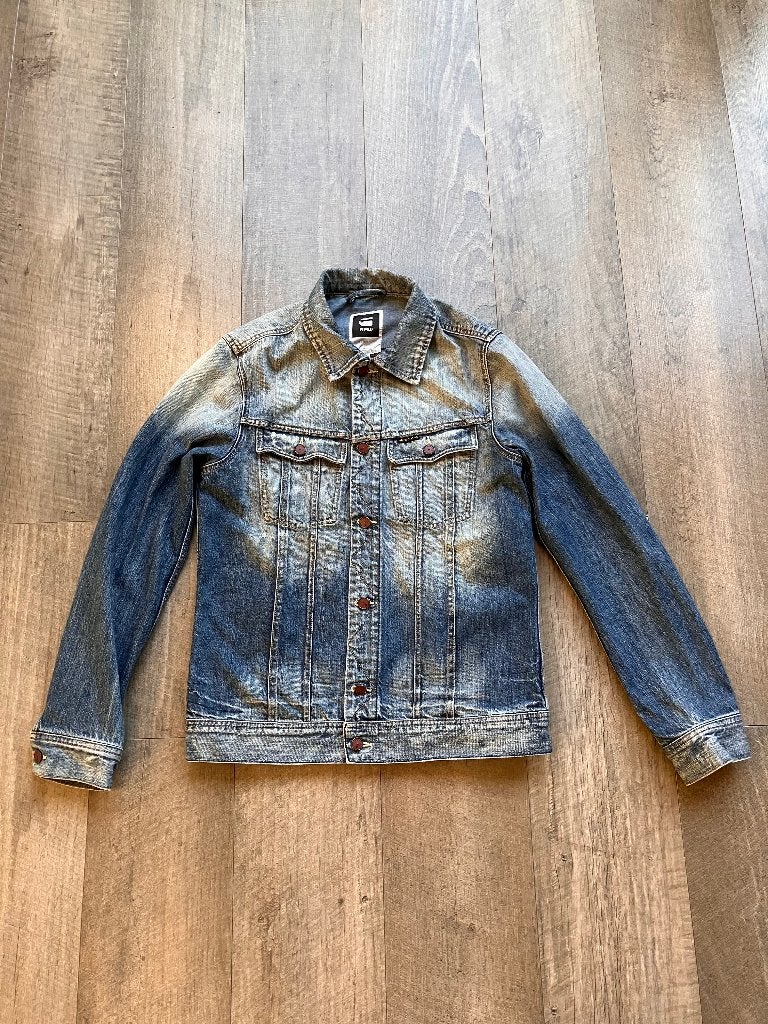 G-star Raw spijkerjack maat L, Blauw, Ophalen of Verzenden, Zo goed als nieuw, G-Star Raw