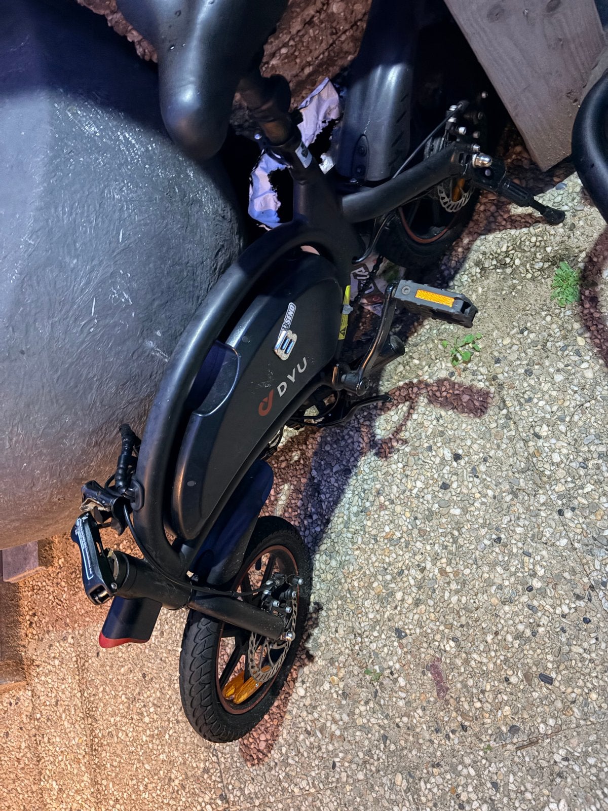 Compacte opvouwbare elektrische fiets DVU, Overige merken, Gebruikt, Ophalen of Verzenden, Minder dan 47 cm