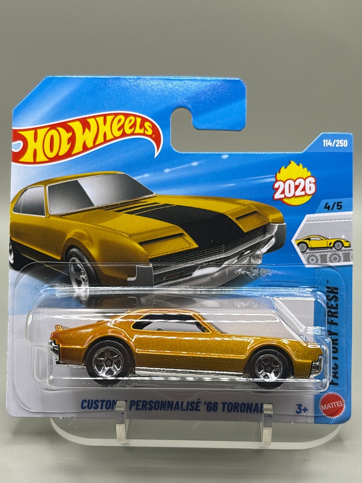 Hot Wheels 2026 Custom '66 Toronado Goud Nieuw in Verpakking