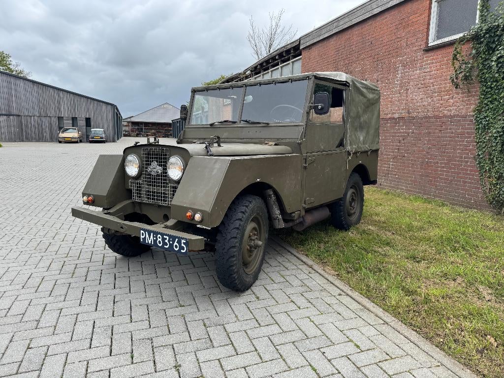 Land Rover Minerva ex-militair (land rover series), Auto's, Trekhaak, Zwart, 4 cilinders, Cabriolet