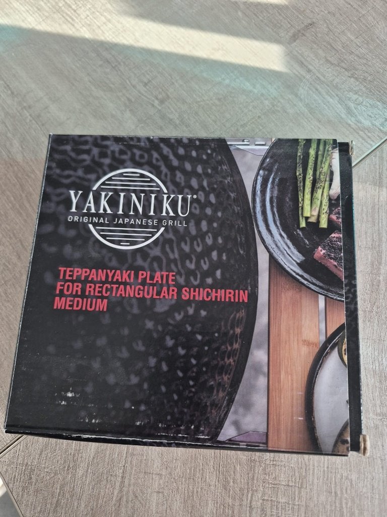 YAKINIKU Rechthoekige Shichirin Teppanyaki plaat, Ophalen of Verzenden, Nieuw, Yakiniku