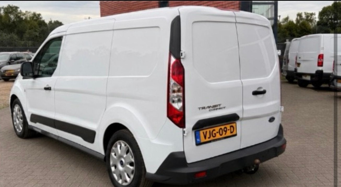 Ford Transit Connect 1.6 TDCI L2 Lang Econetic Ambiente Bj 2, Stof, Overige modellen, Wit, Origineel Nederlands