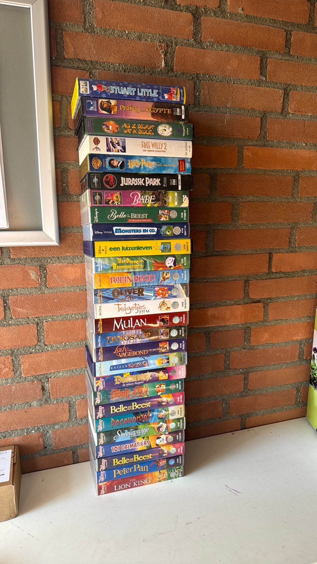 Diverse VHS videobanden, waaronder veel Disney klassiekers, Cd's en Dvd's, VHS | Film, Gebruikt, Alle leeftijden, Kinderfilm, VHS