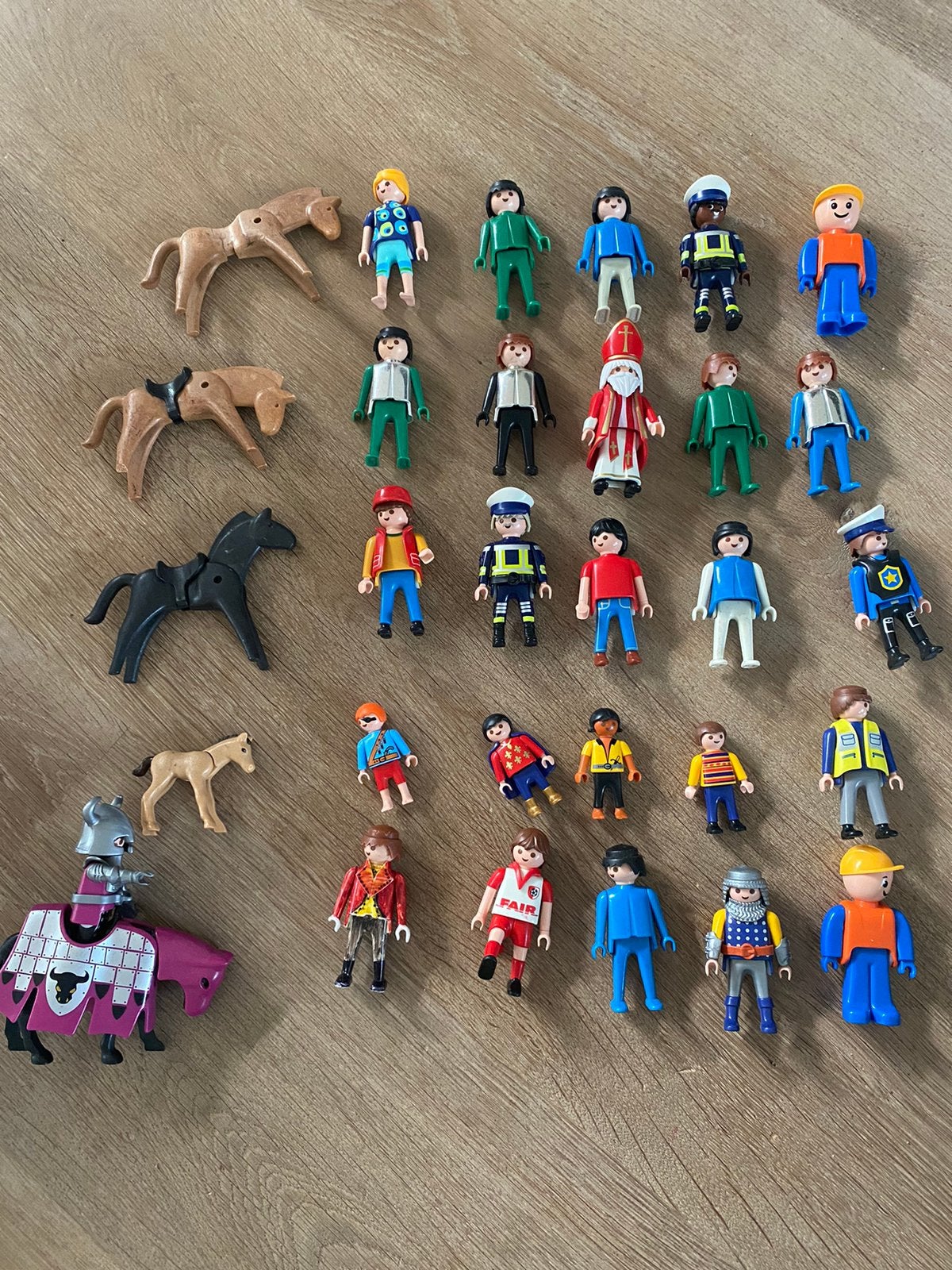 Playmobile poppetjes en paarden, Ophalen of Verzenden, Gebruikt, Los playmobil