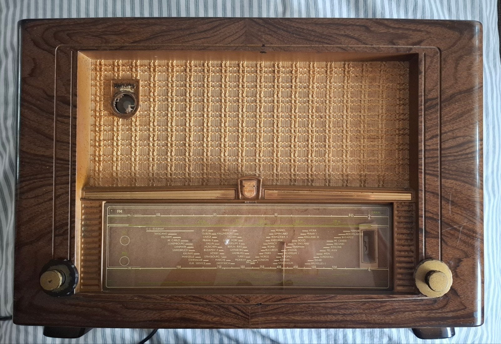 Philips BX 534 buizenradio uit 1953, Ophalen