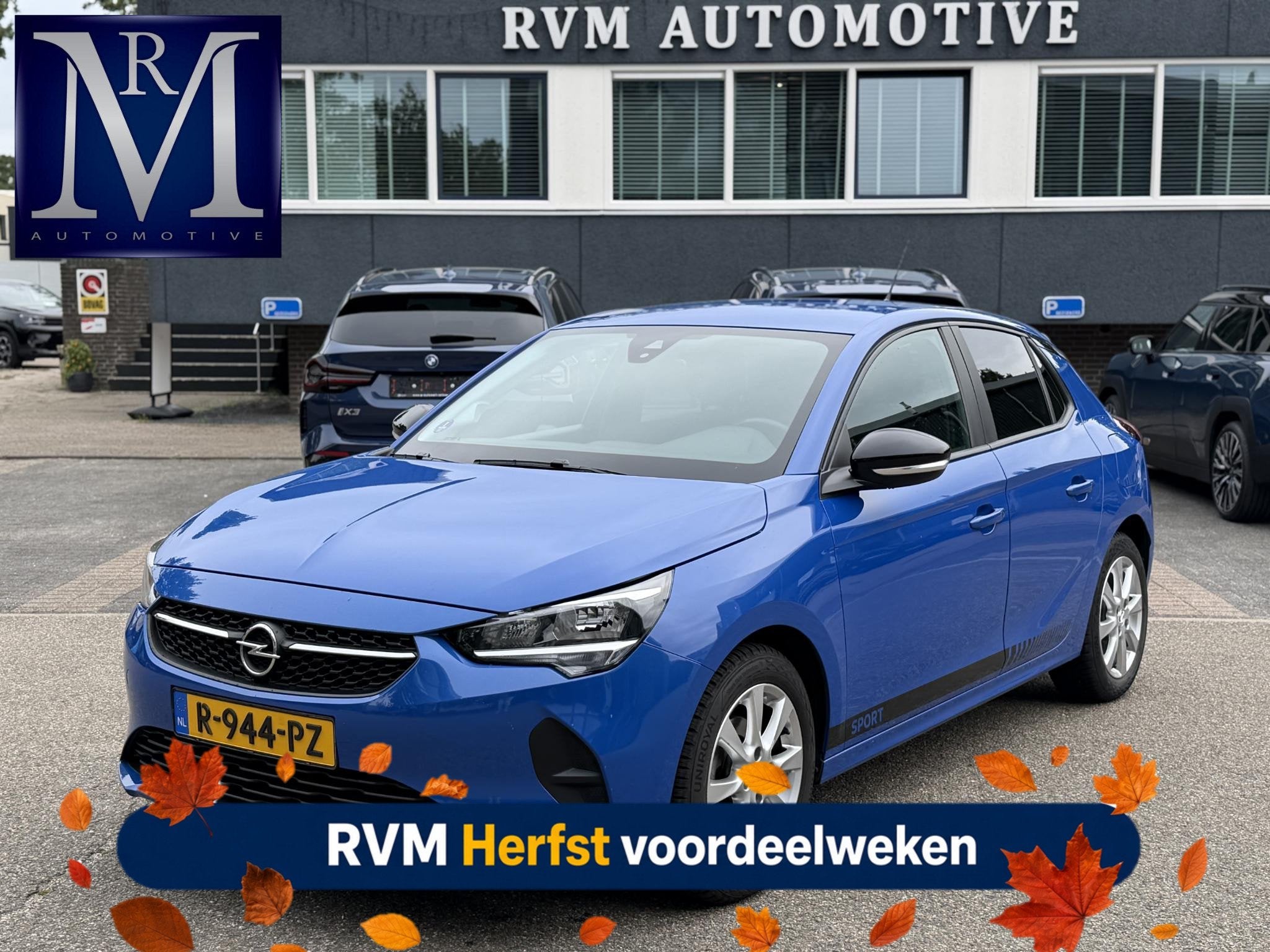 Opel Corsa 1.2 Edition Sport VAN €13.900,- VOOR €12.440,, Dealer onderhouden, Stof, 1199 cc, Blauw